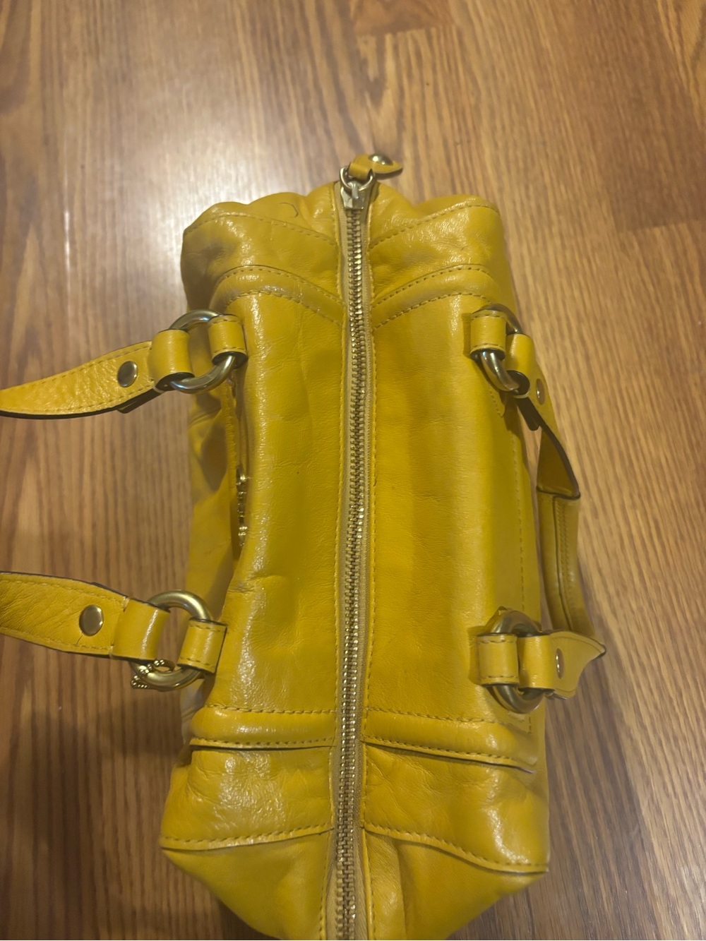 Authentic Y2k Coach Ashley Yellow Leather Satchel Han… - Gem
